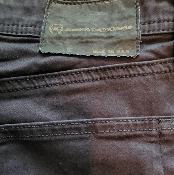 Adriano Goldschmied black Protege straight leg 5 pocket jeans size waist 34 - Picture 5 of 9
